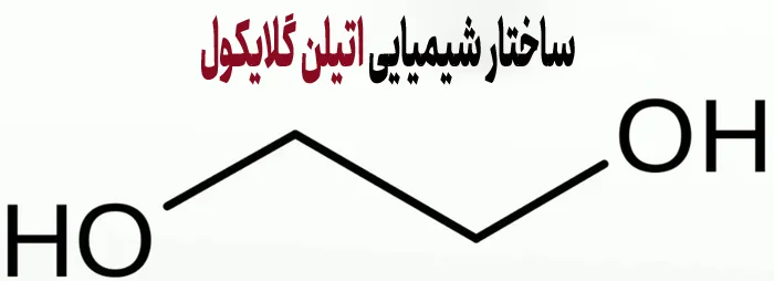 ساختار شیمیایی اتیلن گلایکول